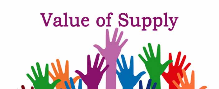 Value Of Supply Value Of Supply